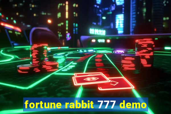 fortune rabbit 777 demo